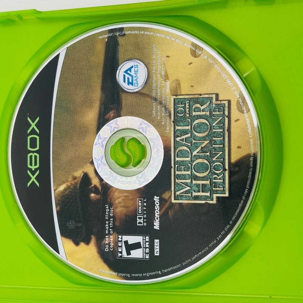 Medal of Honor Frontline Original Xbox Game EA Games WWII Shooter CIB NTSC‎